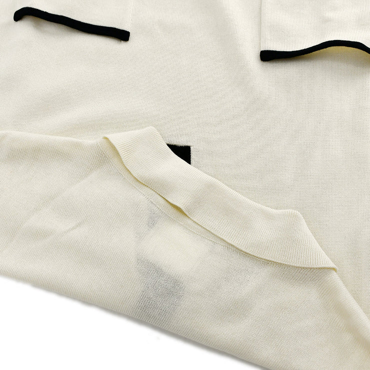 Chanel Polo T-shirt White 96C #42