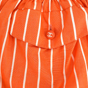 Chanel Half Pants Orange #38