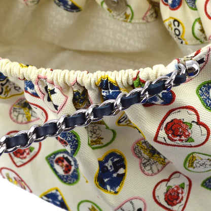 Chanel 2006 Canvas Valentine Chain Handbag