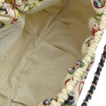 Chanel 2006 Canvas Valentine Chain Handbag