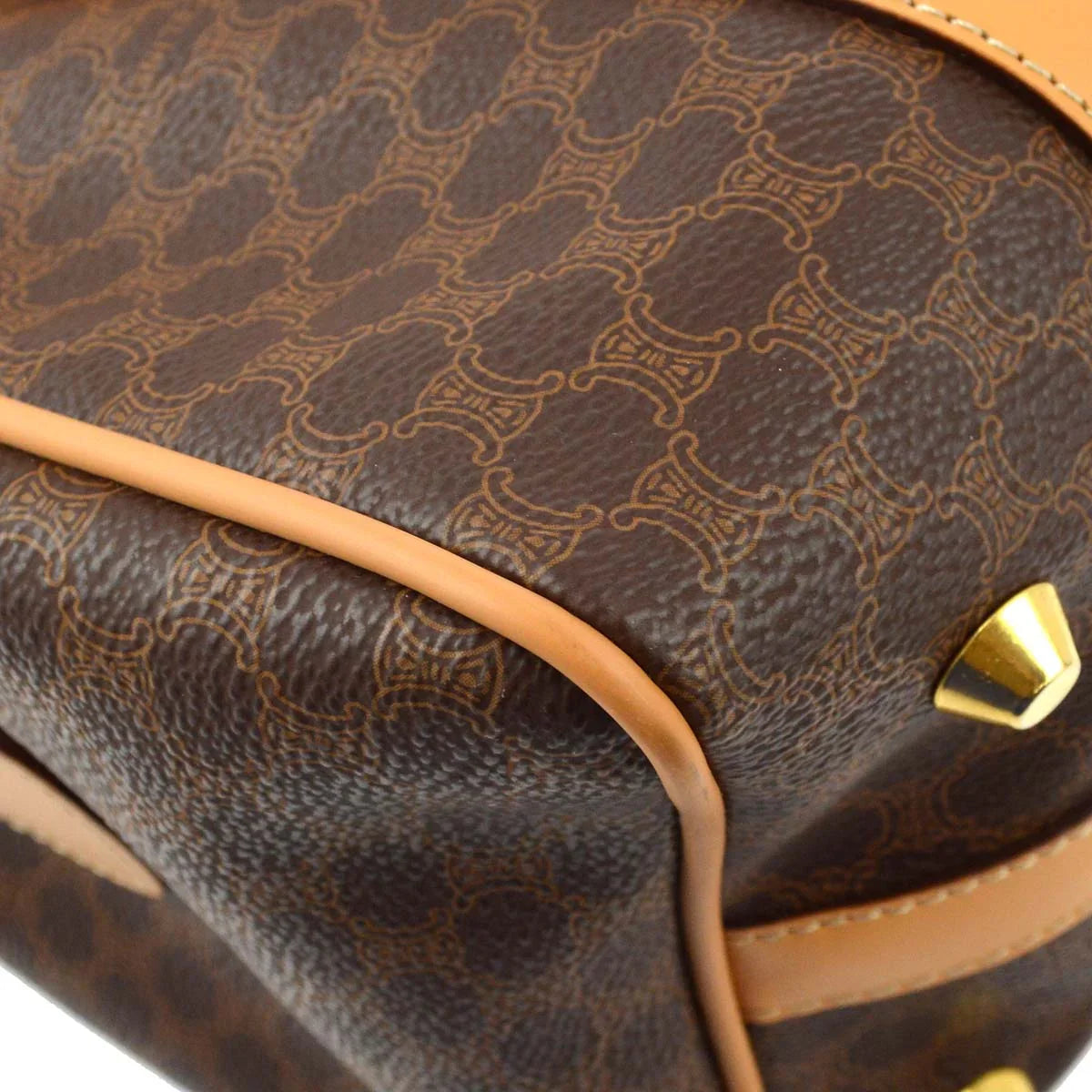 Celine Brown Macadam Handbag
