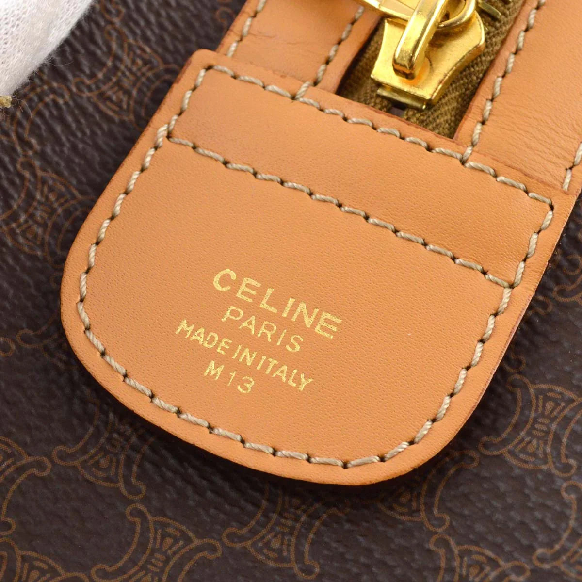 Celine Brown Macadam Handbag