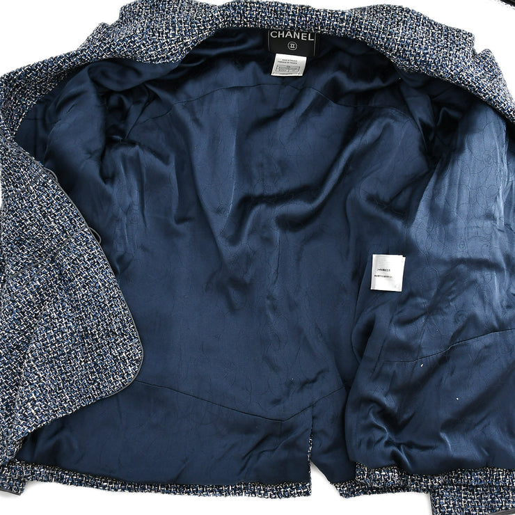 【FF撮影5/31】Chanel Single Breasted Jacket Blue 03A #42