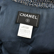 Chanel Single Breasted Jacket Blue 03A #42