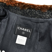 Chanel Jacket Dark Gray 05A #40