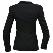 Chanel Single Breasted Jacket Black 98C #36