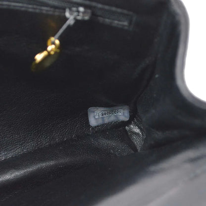 Chanel Black Lambskin Double Sided Classic Flap Shoulder Bag