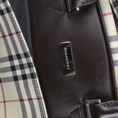Burberry Check 2way Duffle Shoulder Handbag