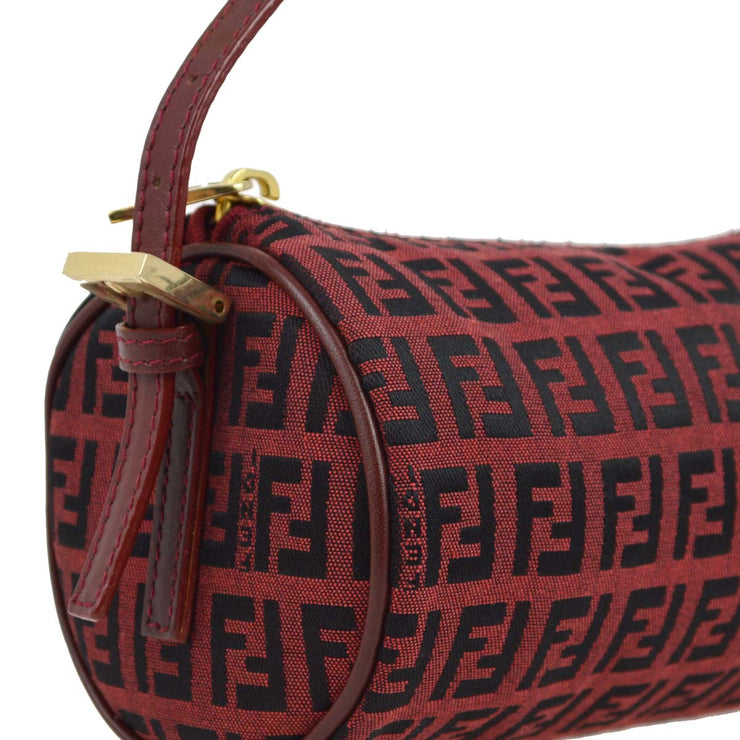 Fendi Red Zucchino Mini Handbag