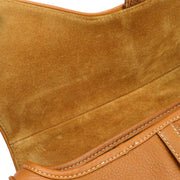 Christian Dior 2004 Brown Saddle Handbag