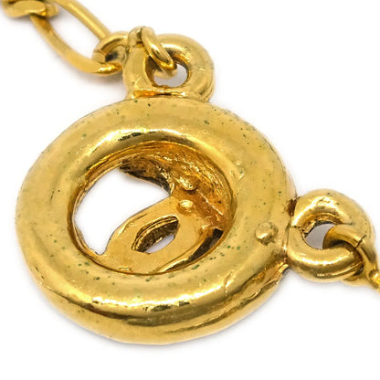 Chanel Medallion Pendant Necklace Gold 1983