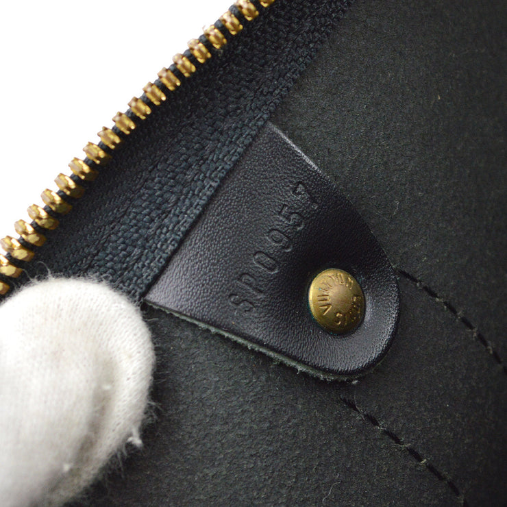 Louis Vuitton 1997 Black Epi Keepall 45 Travel Duffle Handbag M42972