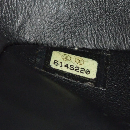 Chanel 2000-2001 Black Caviar Medium Classic Double Flap Shoulder Bag