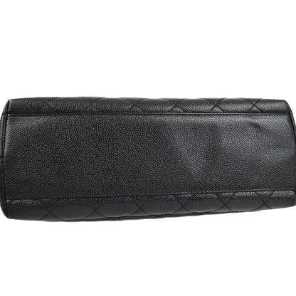Chanel 2001-2003 Black Caviar Kelly Handbag