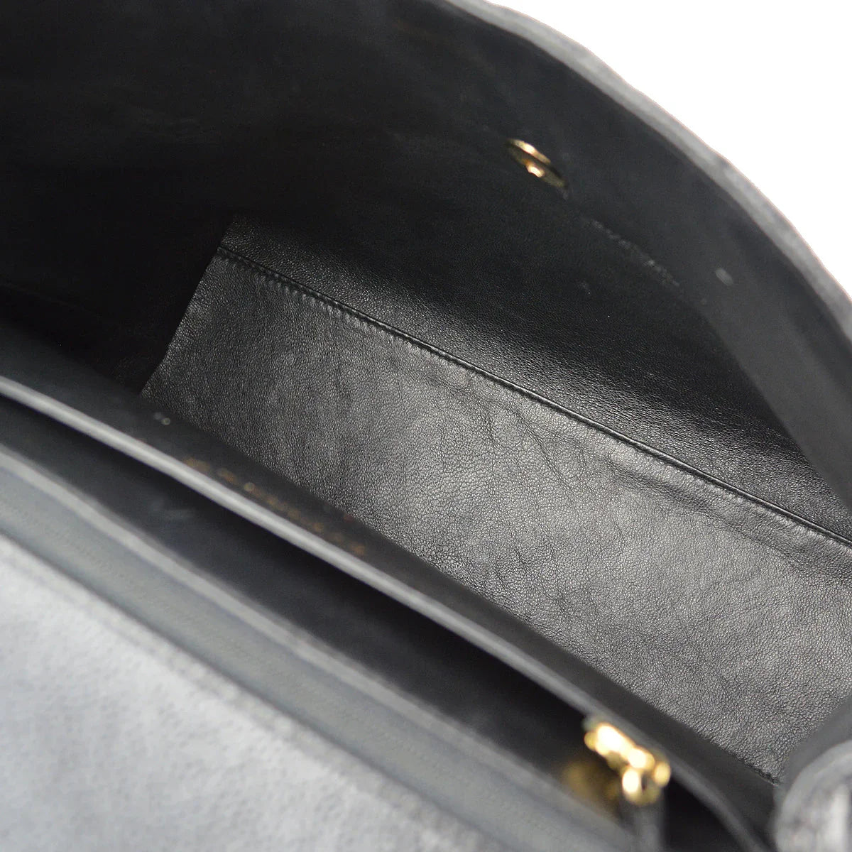 Chanel 2001-2003 Black Caviar Kelly Handbag