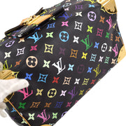 Louis Vuitton 2005 Black Monogram Multicolor Speedy 30 Handbag M92642