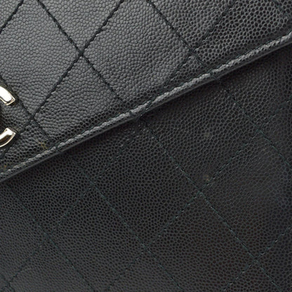 Chanel 1997-1999 Black Caviar Handbag