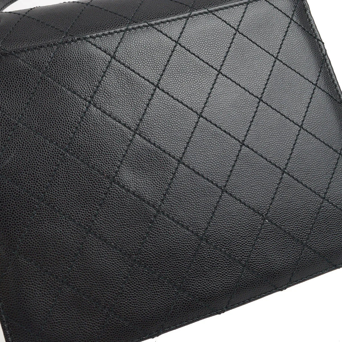 Chanel 1997-1999 Black Caviar Handbag