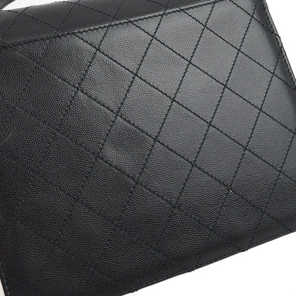 Chanel 1997-1999 Black Caviar Handbag