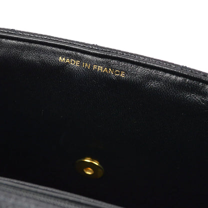 Chanel 1997-1999 Black Caviar Medium Diana Shoulder Bag