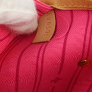 Louis Vuitton 2008 Monogram Rose Neverfull MM Shoulder Tote Bag M48613