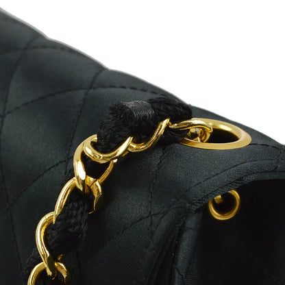 Chanel 1989-1991 Satin Mini Classic Square Flap Shoulder Bag 17