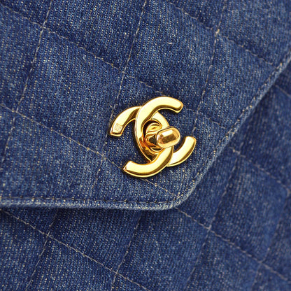 Chanel 1997-1999 Indigo Denim Handbag