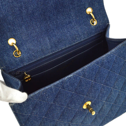 Chanel 1997-1999 Indigo Denim Handbag