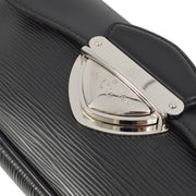 Louis Vuitton 2008 Black Epi Pochette Montaigne Handbag M59292