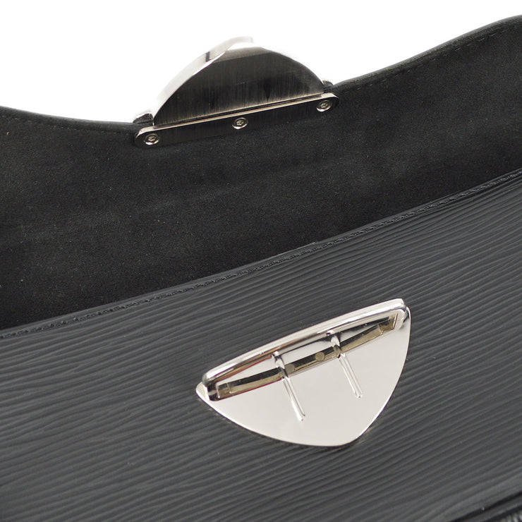 Louis Vuitton 2008 Black Epi Pochette Montaigne Handbag M59292
