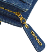 Chanel 1997-1999 Denim Chain Tote Handbag