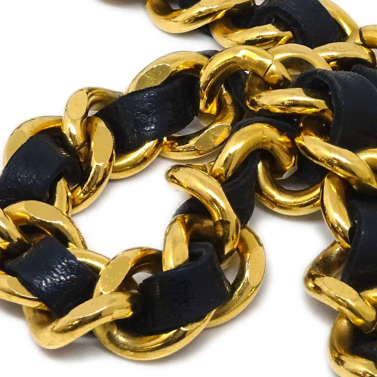 Chanel Medallion Chain Belt Black