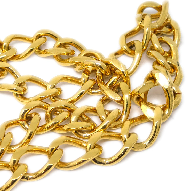 Chanel Medallion Chain Belt Gold 1982 Small Good