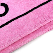 Chanel Logo Beach Towel Pink Small Good