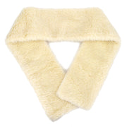 Chanel Fur Scarf White Small Good