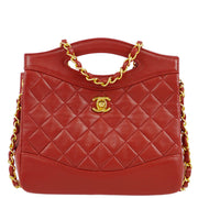 Chanel 2006-2008 Lambskin Convertible Handbag