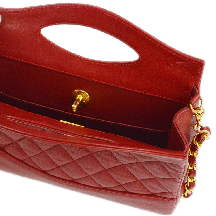 Chanel 2006-2008 Lambskin Convertible Handbag