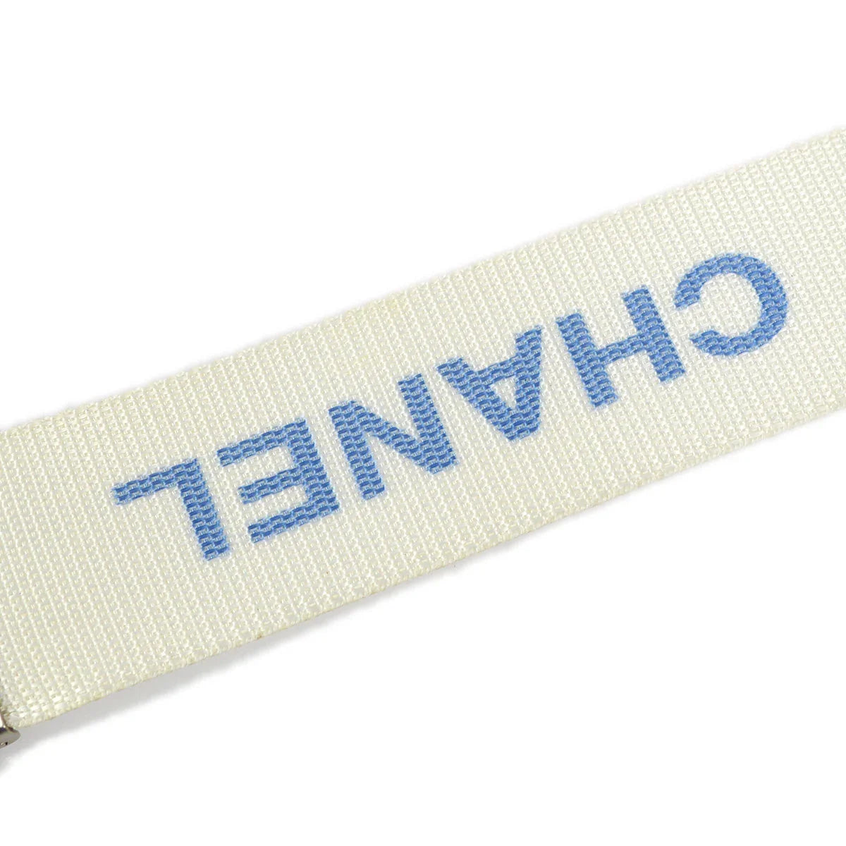 Chanel Logo White GI Belt 99S