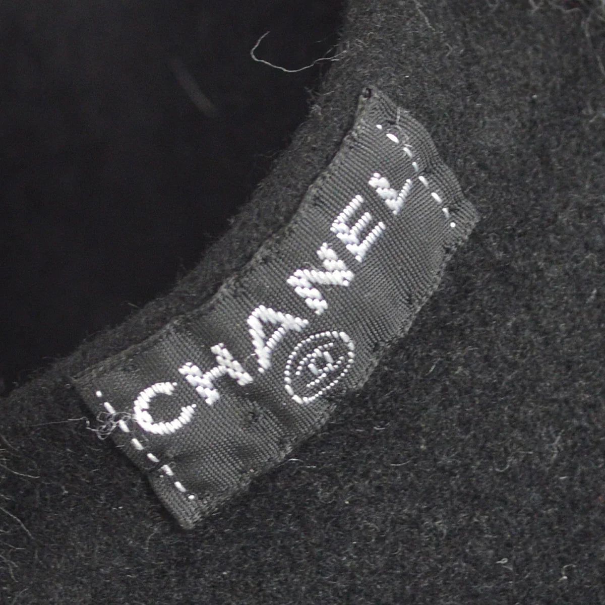 Chanel Oversized Beret Black Hat