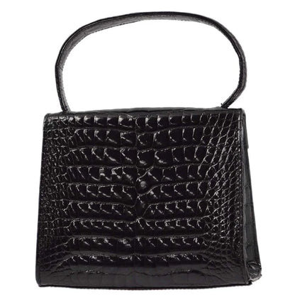Chanel * 1996-1997 Black Crocodile Handbag