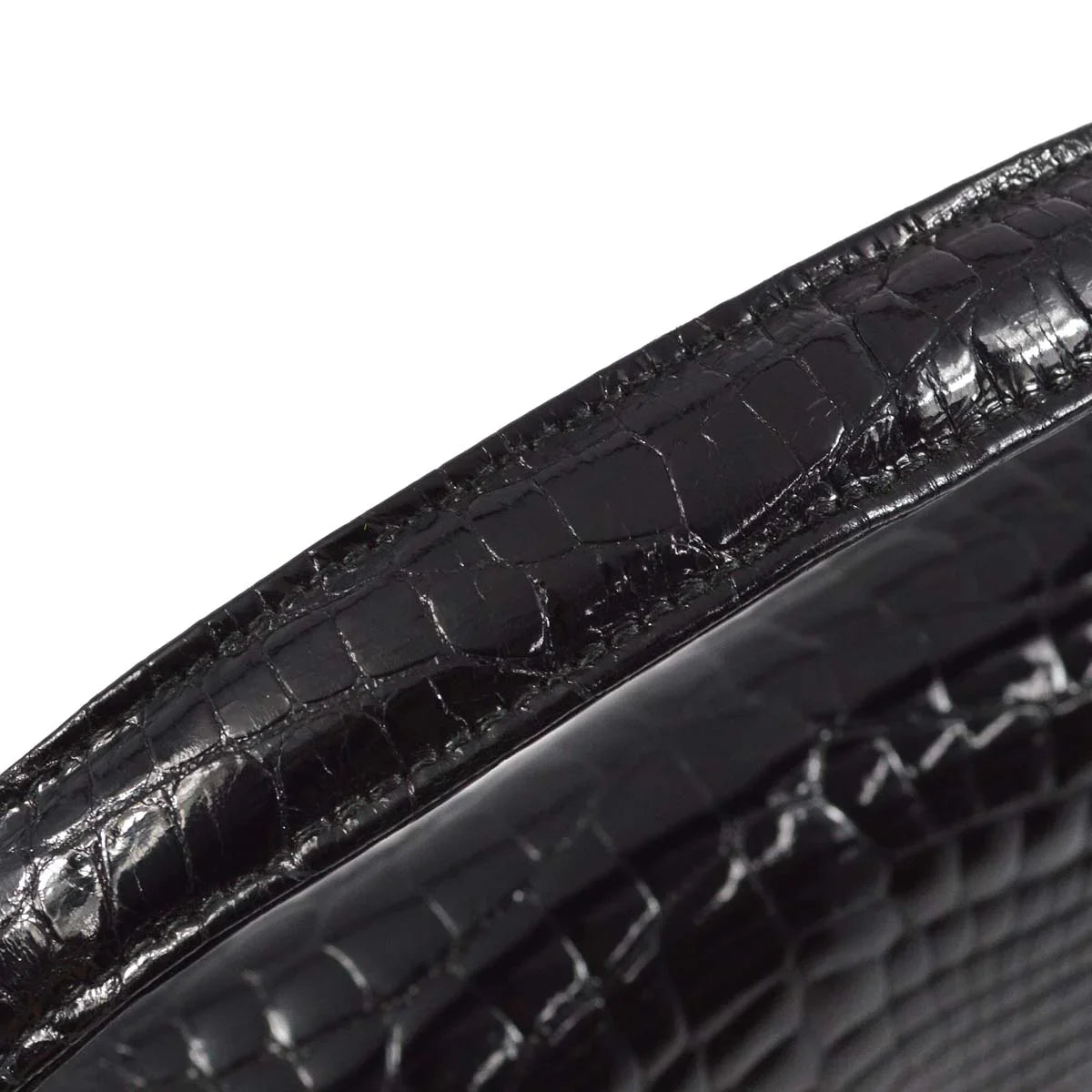 Chanel * 1996-1997 Black Crocodile Handbag