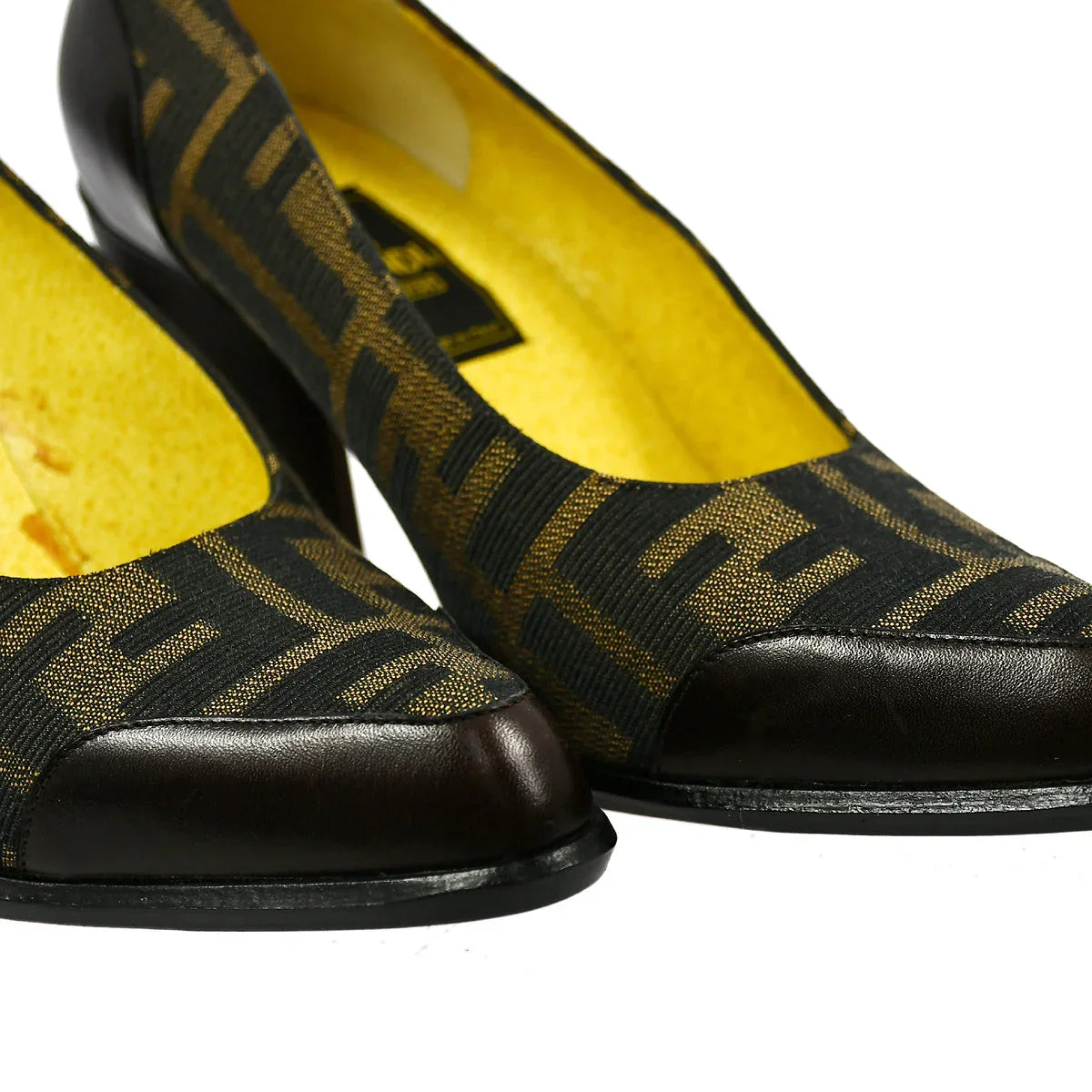 Fendi * Brown Zucca Shoes Pumps #36