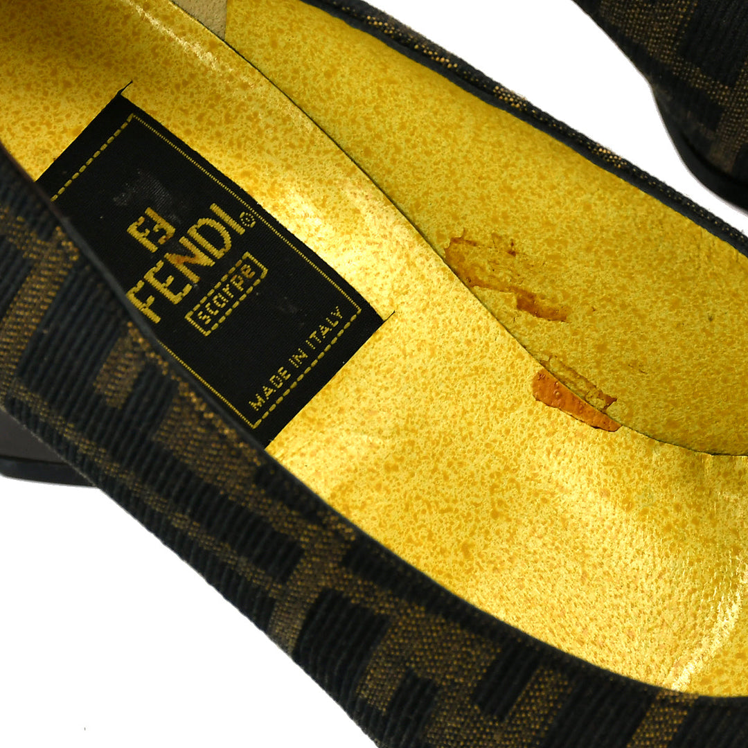 Fendi zucca shoes best sale