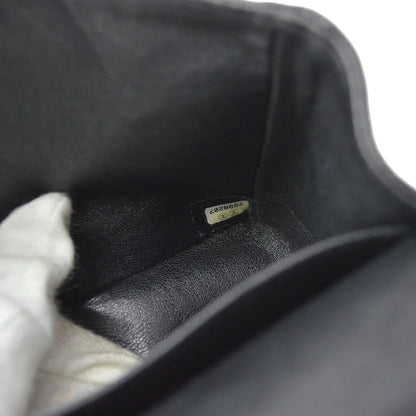 Chanel 2001-2003 Black Caviar Small Classic Double Flap Shoulder Bag
