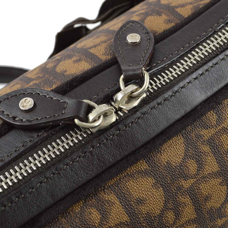 Christian Dior Brown PVC Trotter Romantic Handbag