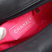Chanel Black Calfskin Cambon Ligne Bowling Handbag