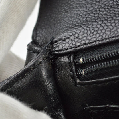 Chanel 2001-2003 Black Caviar Top Handle Handbag