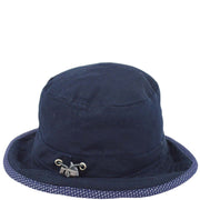 Chanel Navy Sport Line Bucket Hat #M Small Good