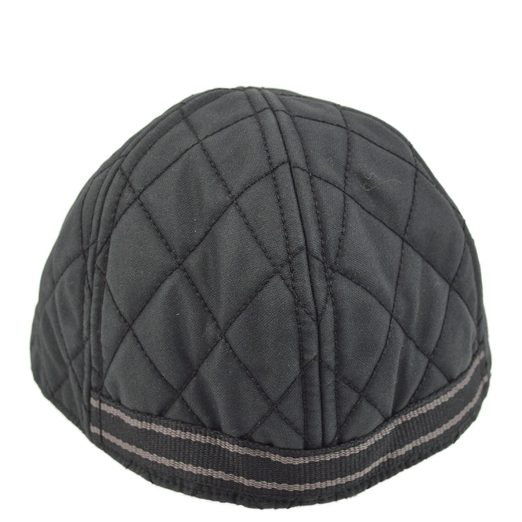 Chanel Sport Line Cap Hat Black #M Small Good