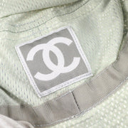 Chanel White Sport Line Bucket Hat #M Small Good
